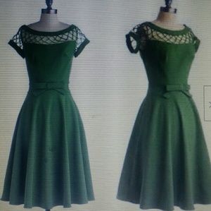 Mod Cloth Tatyana Peridot  green dress